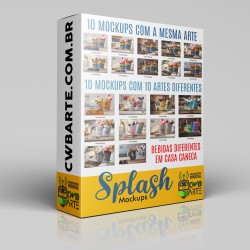 Splash - Mockup de Canecas