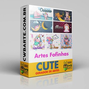 Cute artes fofinhas para caneca