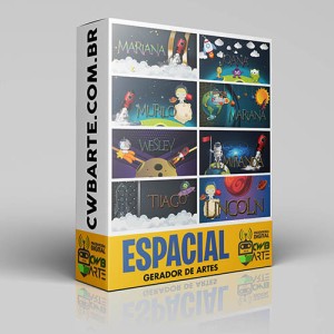 Espacial - Gerador de artes para canecas