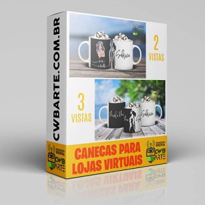 Canecas para lojas virtuais - Mockups