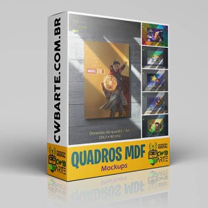 Mockups de quados MDF