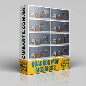 Quadros MDF Mosaico