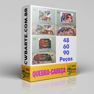 Mockup de quebra-cabeças