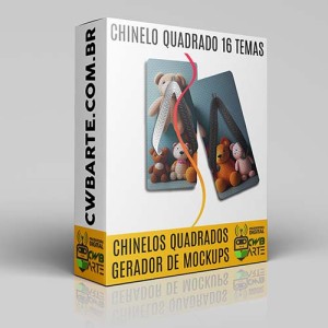 Mockups de Chinelos Quadrados