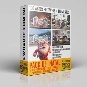 Pacote de Artes de Natal para Canecas - Edição Especial