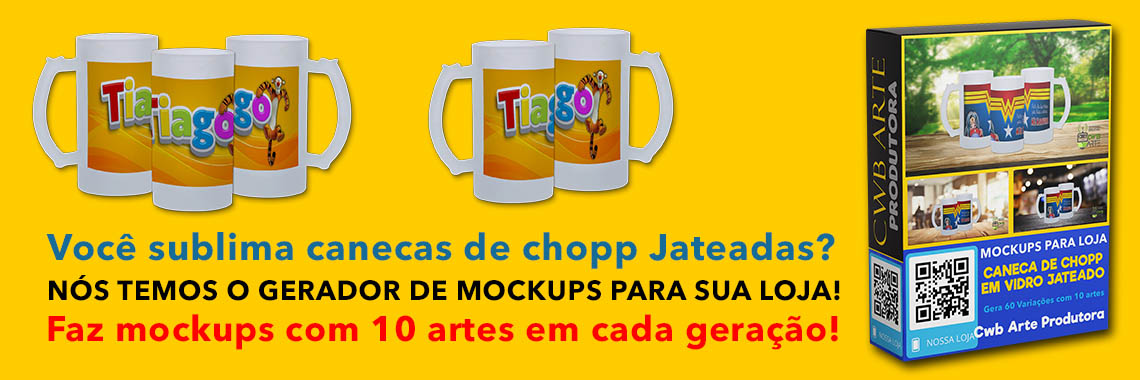 Caneca jateada de chopp