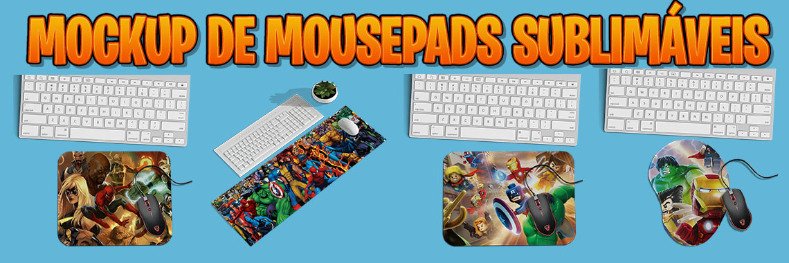 Mockup para mousepads