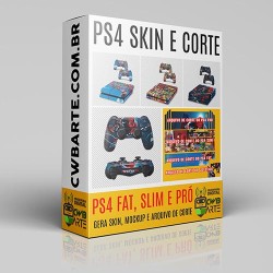 Gerador de Skin para consoles PlayStation 4 - Todos modelos